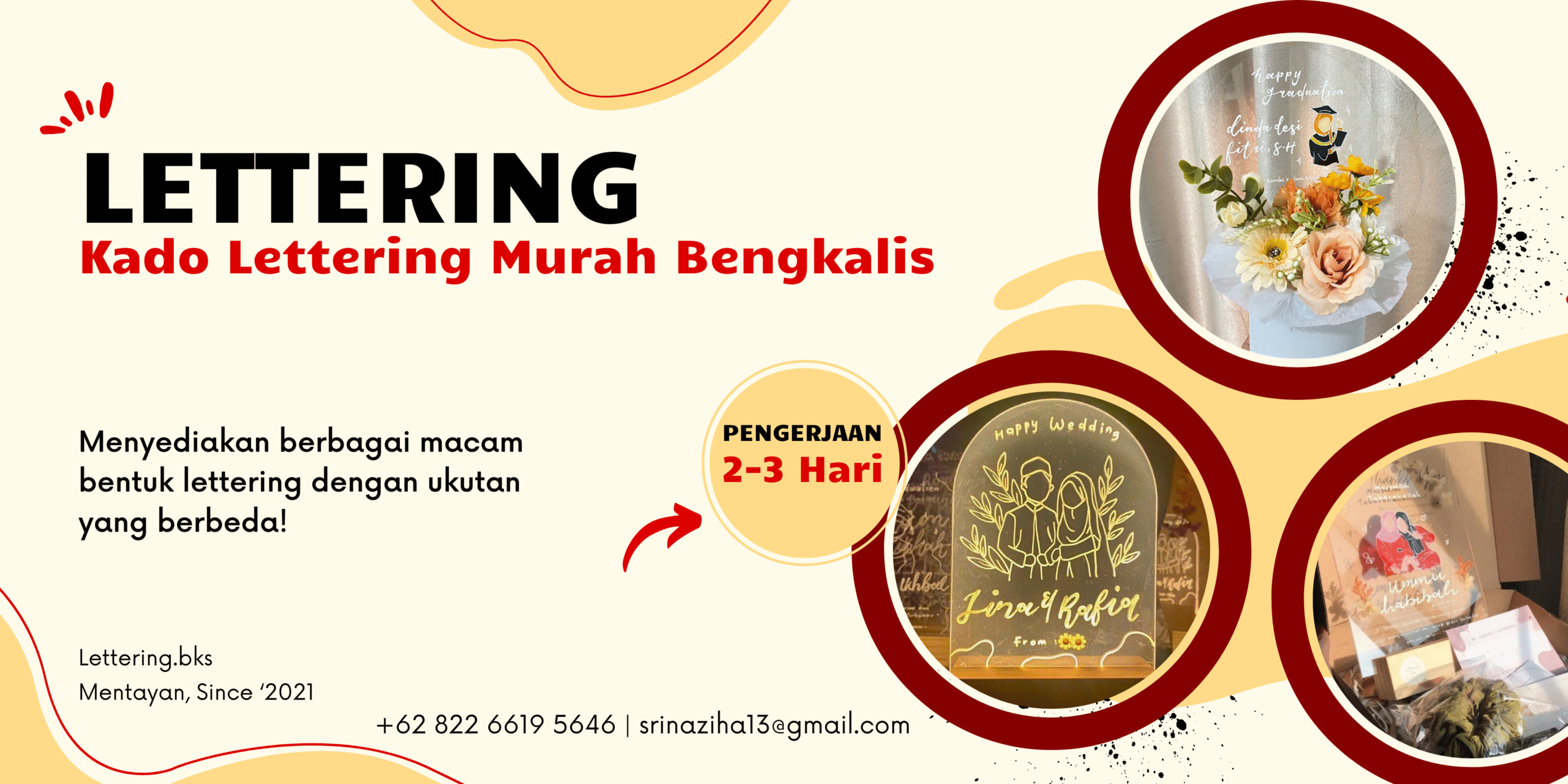 Natural Moderen Promosi Kedai Makanan Ayam Geprek Bener